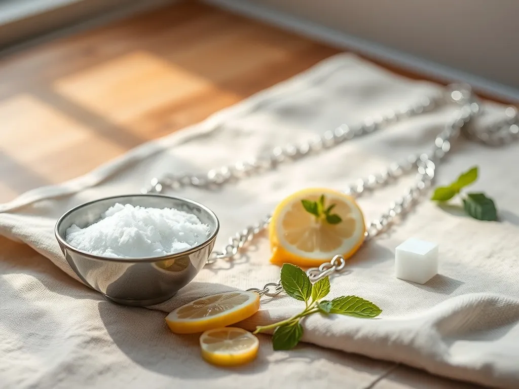 Jak wyczyścić srebrny łańcuszek domowym sposobem?