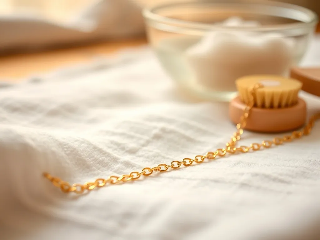 Jak wyczyścić złoty łańcuszek?